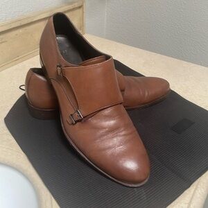Men’s Hugo Boss smooth leather mink style. Size 11